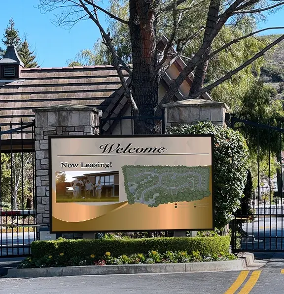 LED sign render project