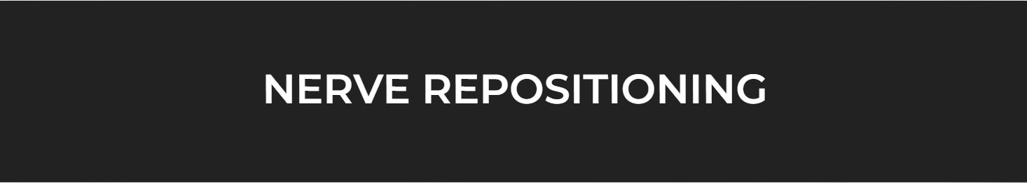 Nerve repositioning